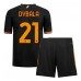 Cheap AS Roma Paulo Dybala #21 Third Football Kit Children 2023-24 Short Sleeve (+ pants)